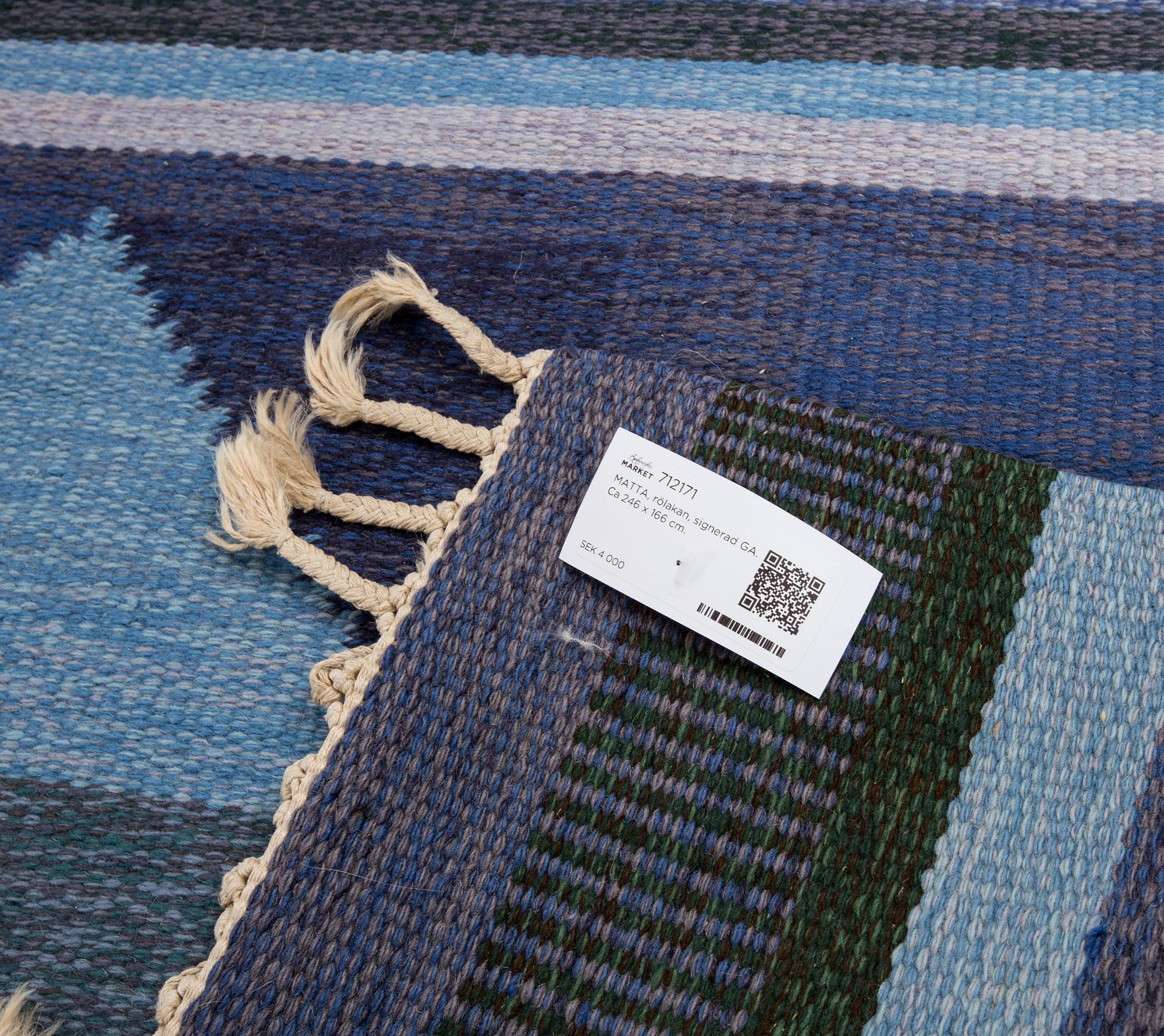 MATTA, rölakan, signerad GA. Ca 246 x 166 cm.