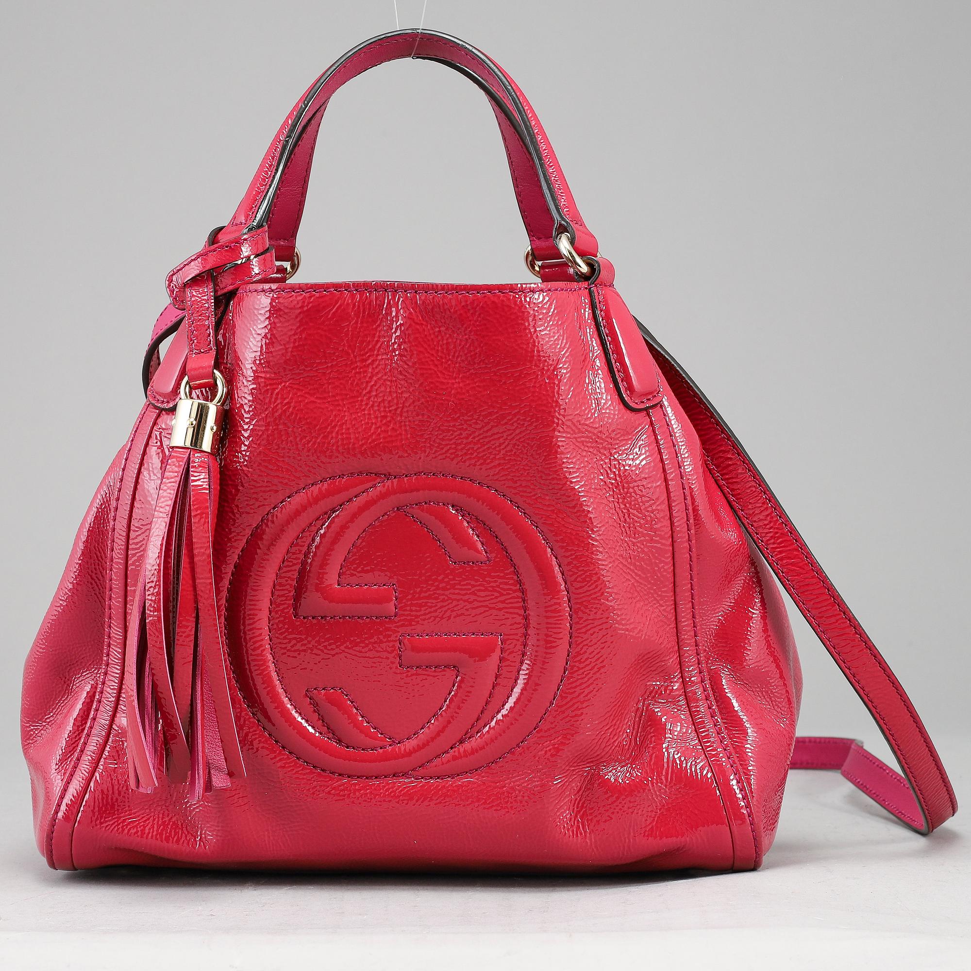 GUCCI, 'Soho Patent Leather Tote Bag'.