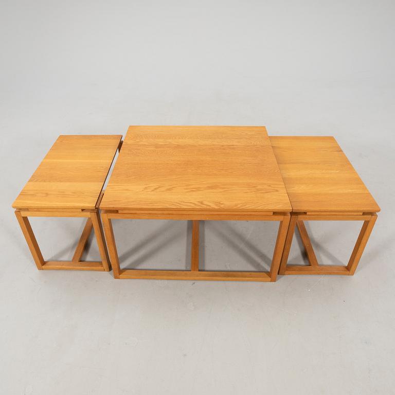 Coffee table, three parts, contemporary.