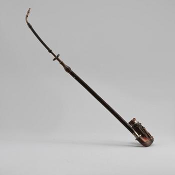 LÅNGPIPA, trä och silver, Johan Petter Grönvall, Stockholm, 1836.