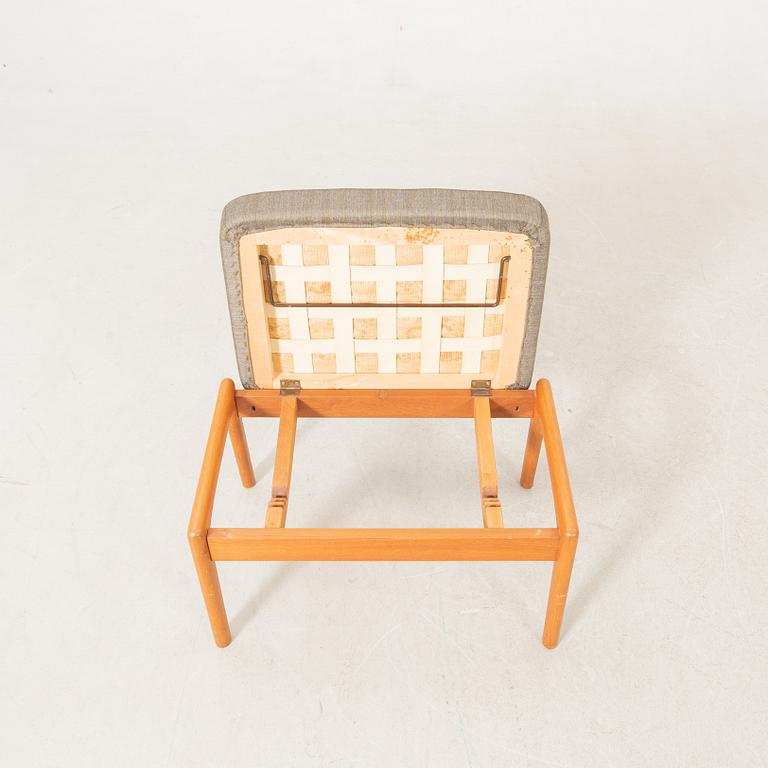 Folke Ohlsson, Armchair with ottoman "Duxiesta", Bra Bohag, Ljungs Industrier, Malmö 1960s.