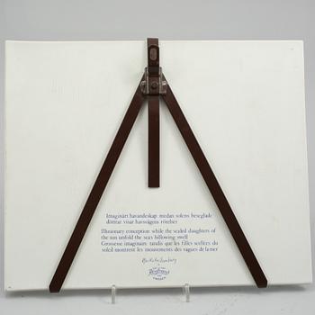 VÄGGPLAKETT, porslin, Max Walter Svanberg, Rörstrand, 1900-talets andra hälft.