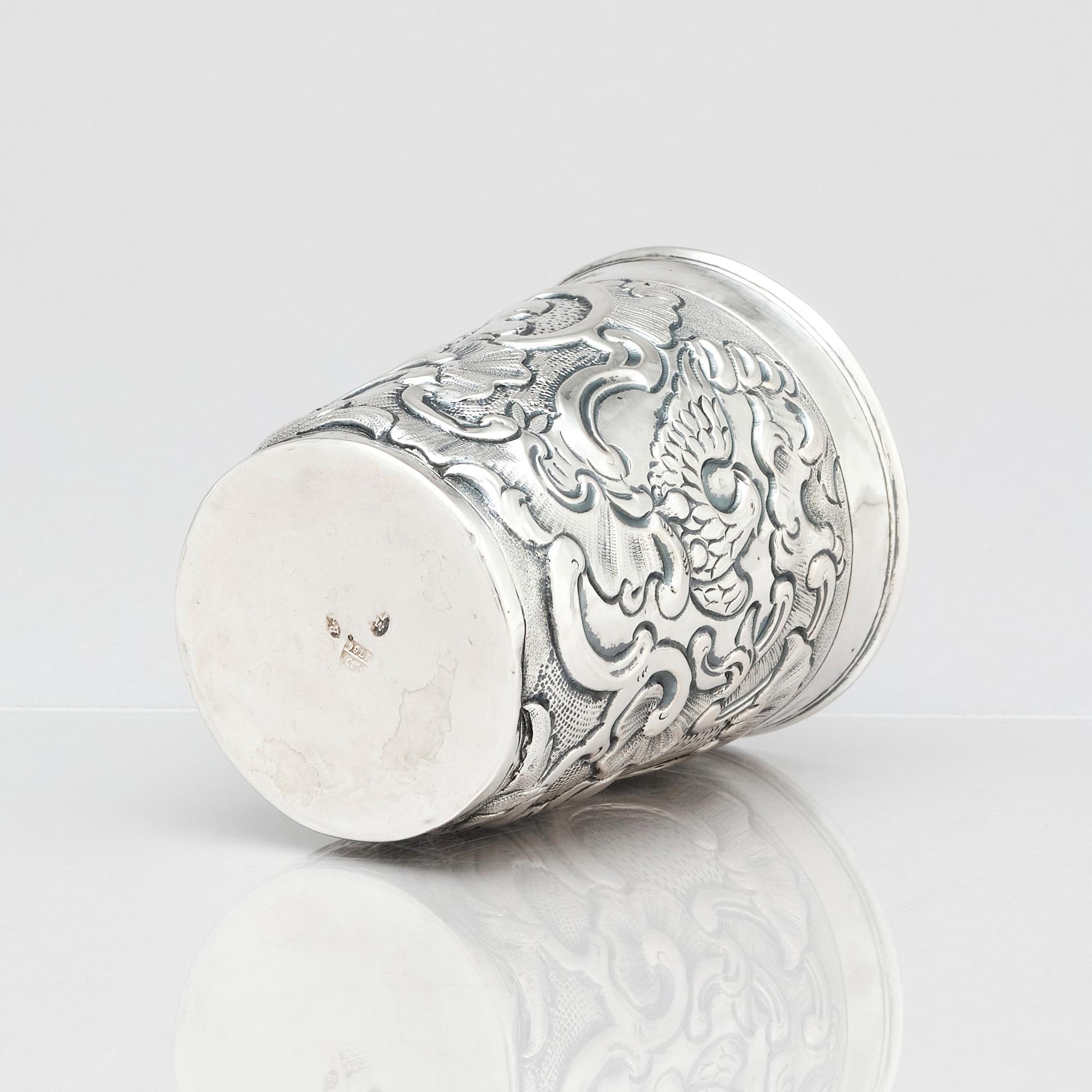 A Russian silver beaker, mark of Feodor Petrov, Moscow 1766.