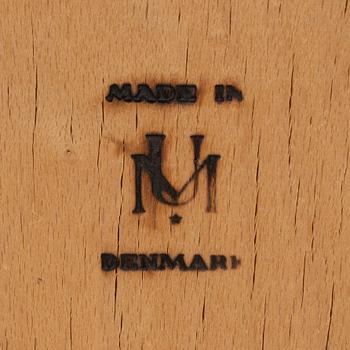 Johannes Andersen, five chairs, Uldum Möbelfabrik, Denmark, 1960s.