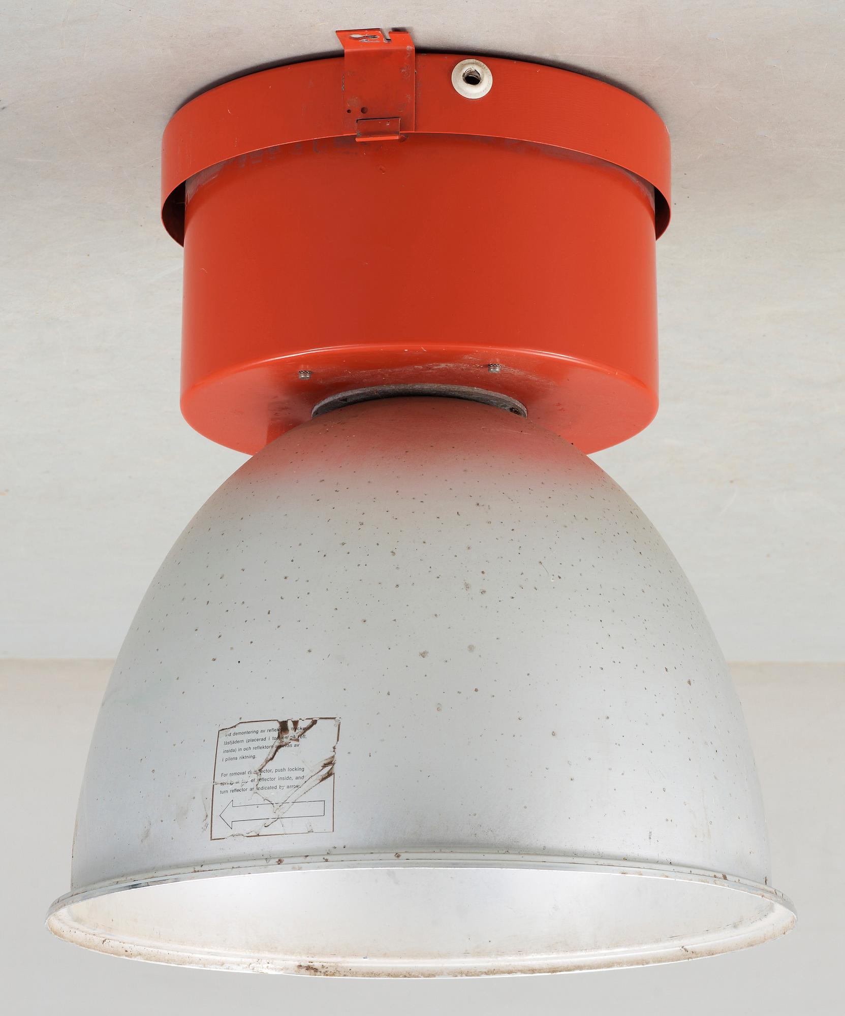 INDUSTRILAMPA, 1900-talets andra hälft.