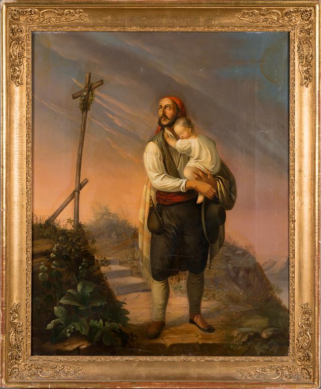 Berndt Godenhjelm, väitetty, öljy kankaalle.