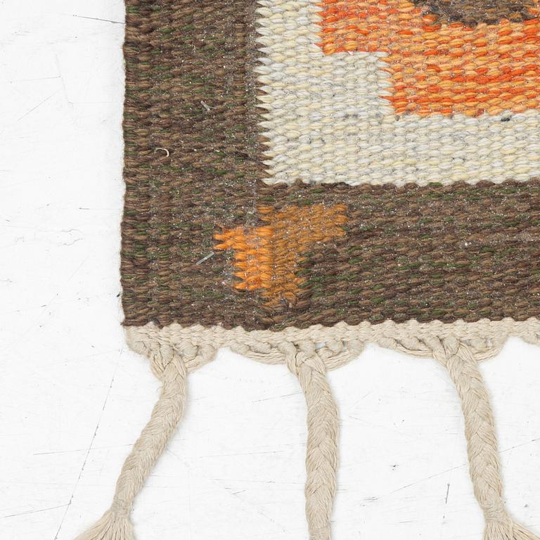Gerti Lundberg, a flat weave carpet, Vävaregården, Eringsboda, Sweden, 242 x 165 cm.