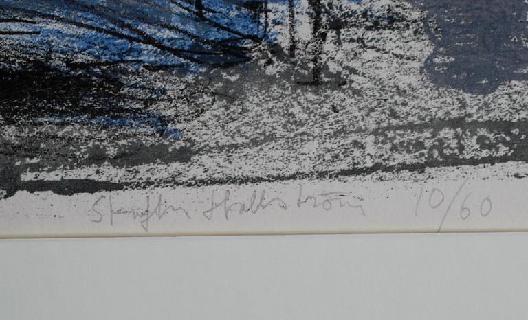 STAFFAN HALLSTRÖM, litografi, signerad och numrerad 10/60.