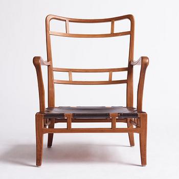 Carl-Axel Acking, an easy chair, "NK Hantverk" Nordiska Kompaniet, 1940s. Provenance Carl Axel Acking.