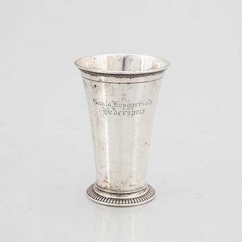 CG Hallberg, bägare, silver, Stockholm 1923.