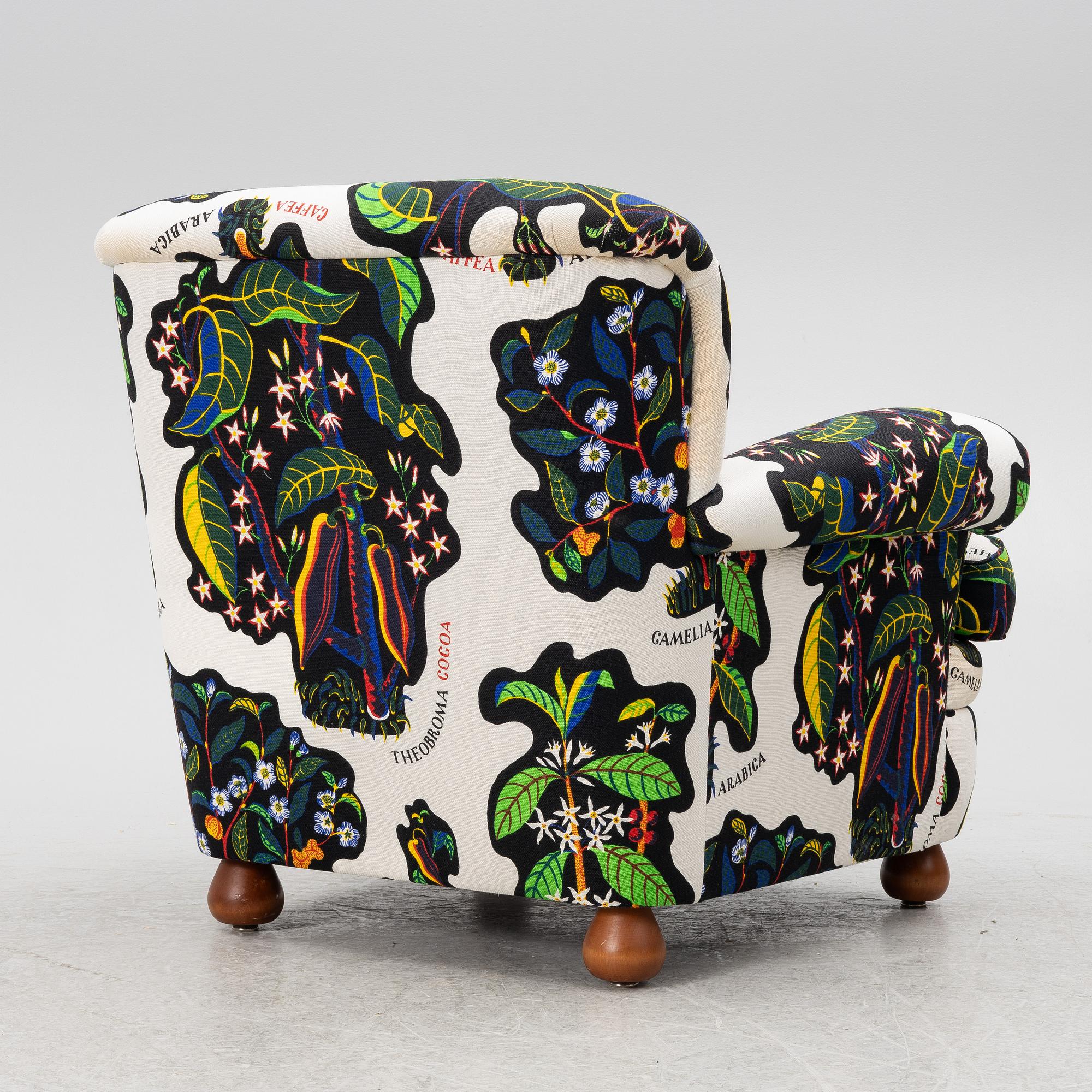 Josef Frank, armchair, model 568, Svenskt Tenn.