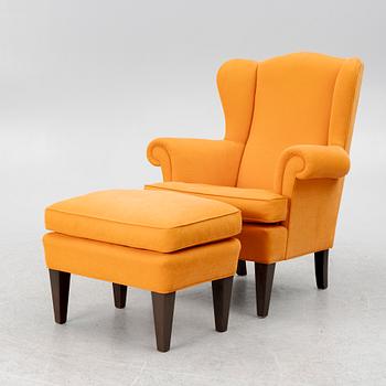 Armchair with footstool, Jio Möbler.