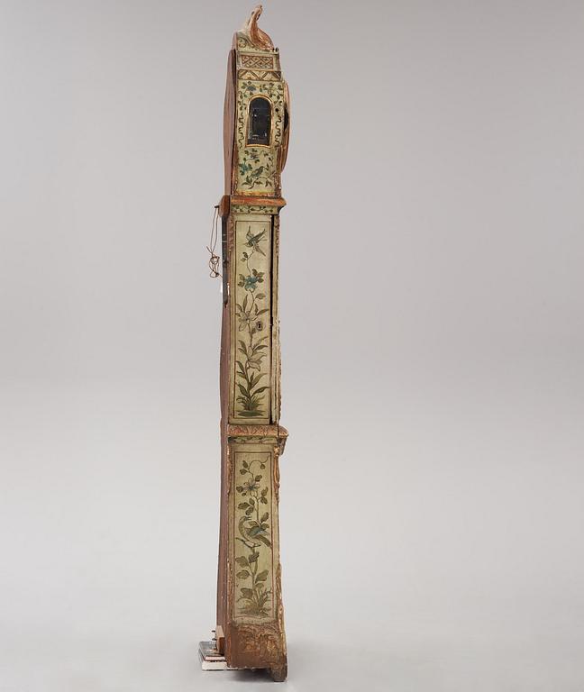 Golvur, av Petter Ernst (urmakare i Stockholm 1753-84), Rokoko.