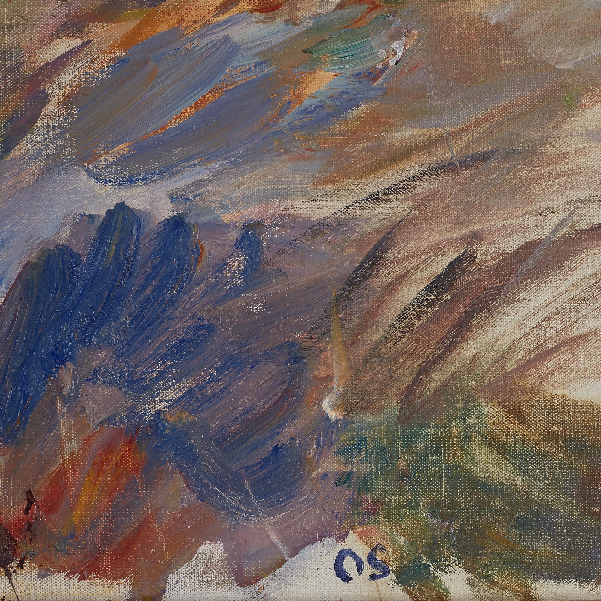 Olle Skagerfors, oil on canvas, signed. Dated 1959 verso.