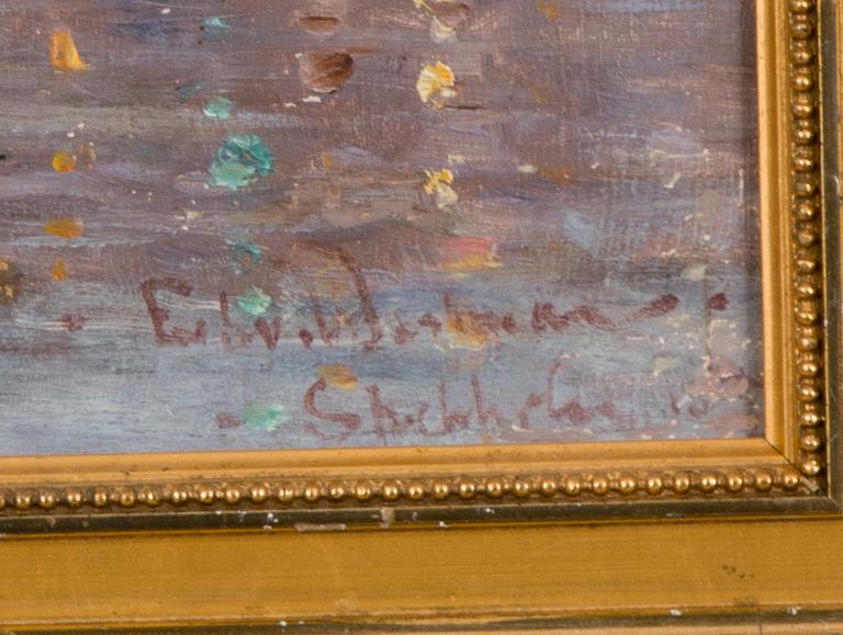 EDVARD WESTMAN, NATTLIGT STOCKHOLM.