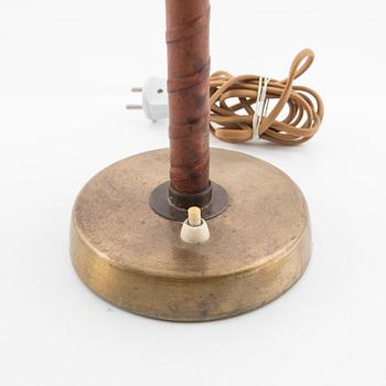 Einar Bäckströms Metallvarufabrik, Table lamp, model "5014", Malmö, 1940s.