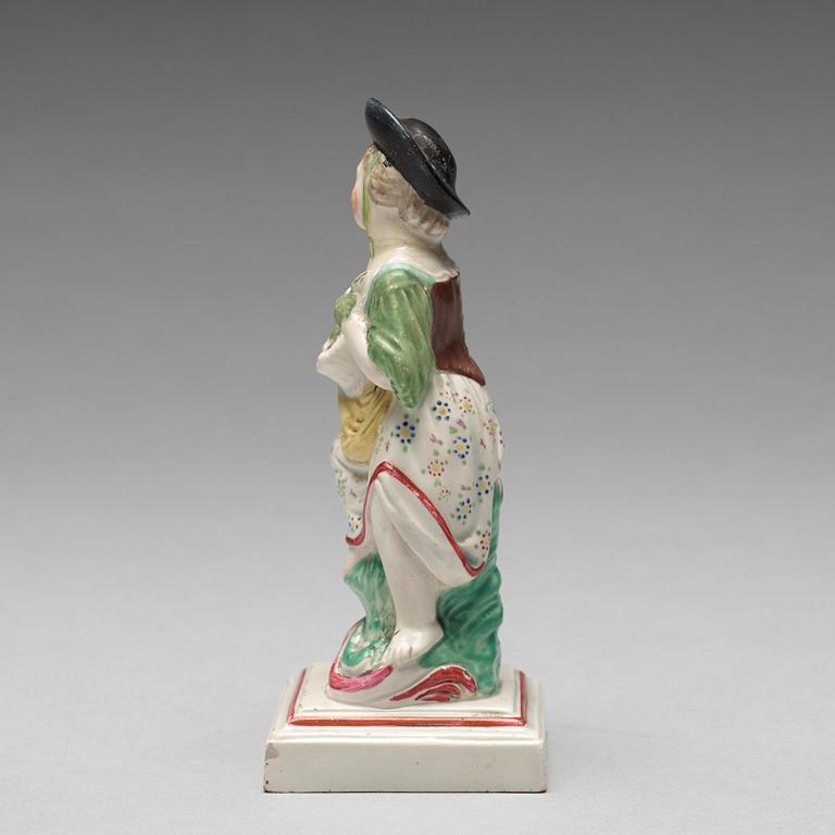 FIGURIN, flintgods. England, omkring 1800.