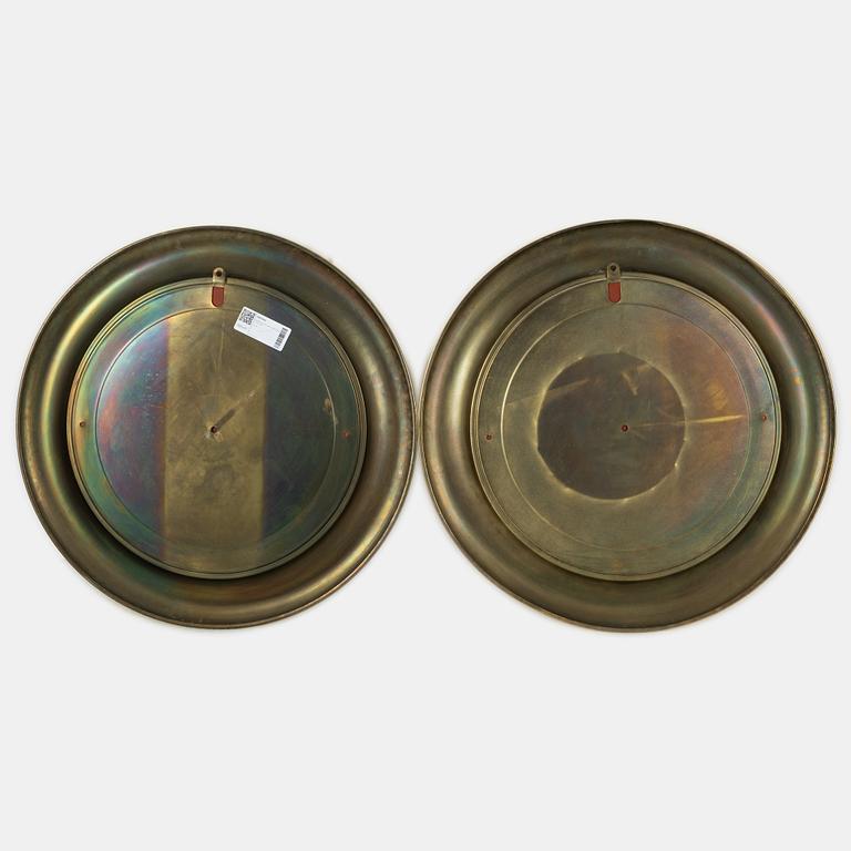 Goffredo Reggiani, attributed, mirrors, a pair, Italy, 1970s.