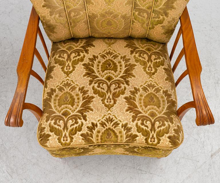 Armchairs, a pair, Swedish Modern, 1940s.