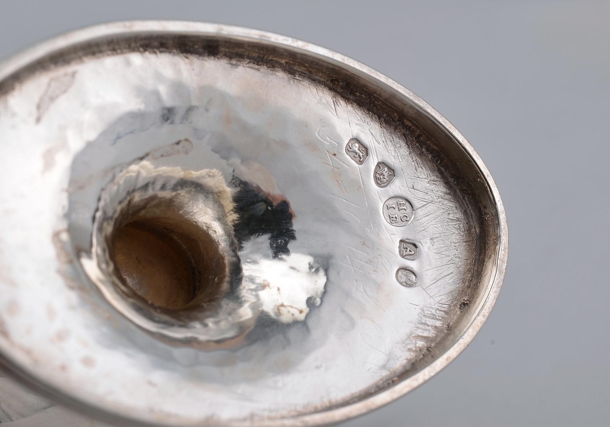 A PAIR OF SALT CELLARS,  Henry Chawner & John Eames. London 1796.