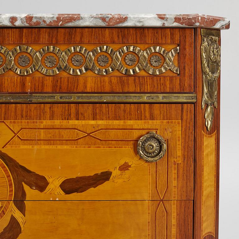 Chest of drawers, Gustavian style, mid-20th century.