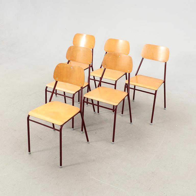 Chairs, 6 pieces, Skafab, circa 2000.