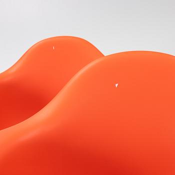 Charles & Ray Eames, karmstolar, 6 st, "Plastic armchair DAW", Vitra.