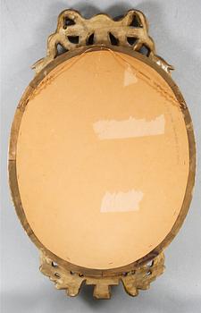 SPEGELLAMPETT, gustaviansk stil, märkt Claes Hultberg, Stockholm, 1900-talets första hälft.