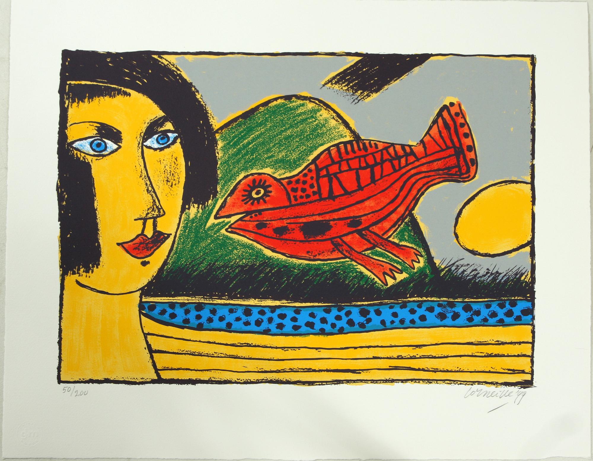 BEVERLOO CORNEILLE, silkscreen, sign o dat -99, numr 50/200.