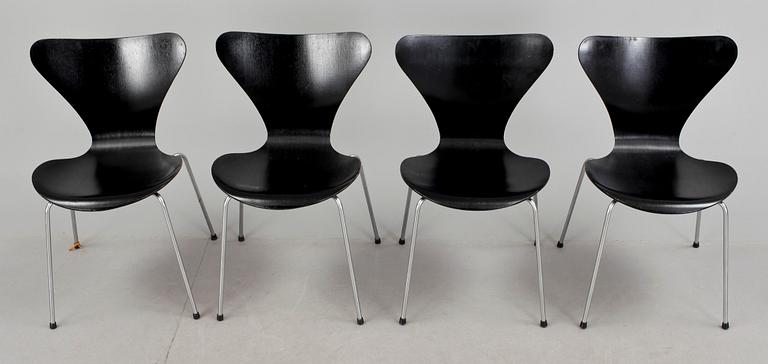 STOLAR, 4 st. "Sjuan", Arne Jacobsen.