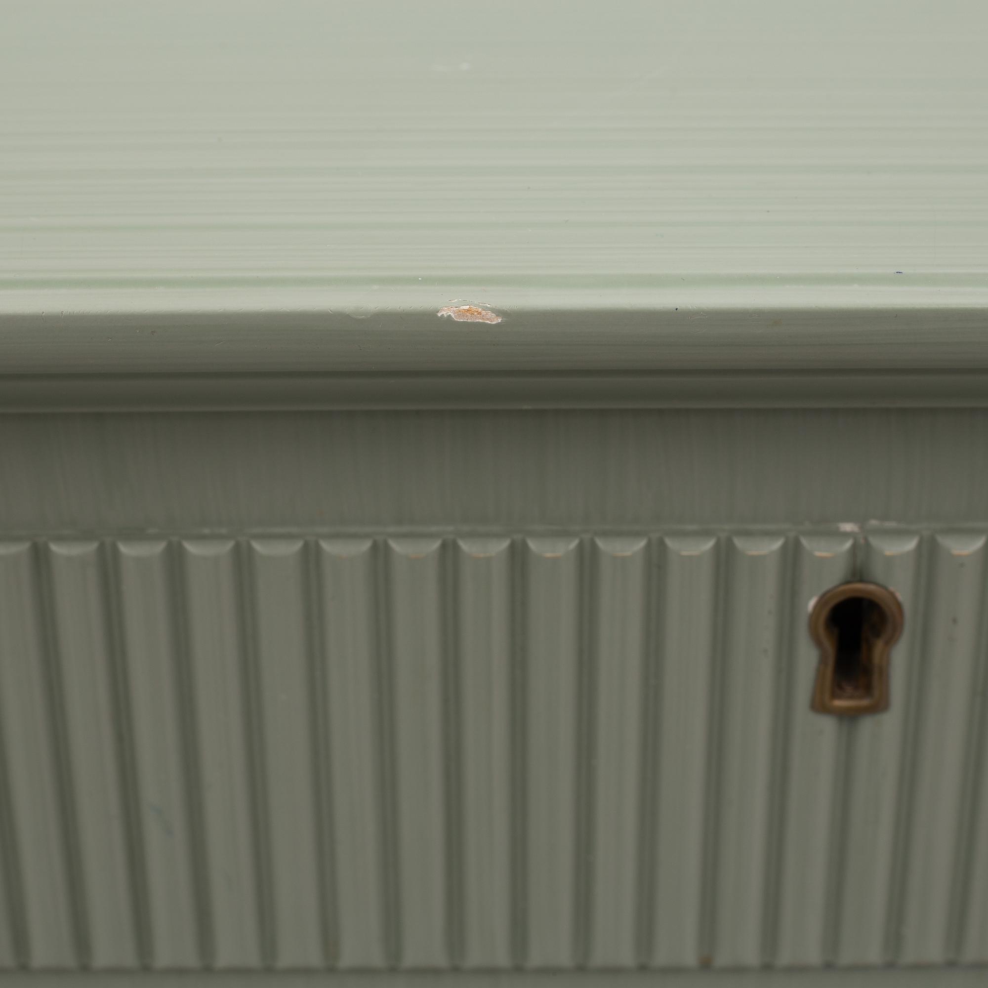 A Gustavian style sideboard, late 20th century.