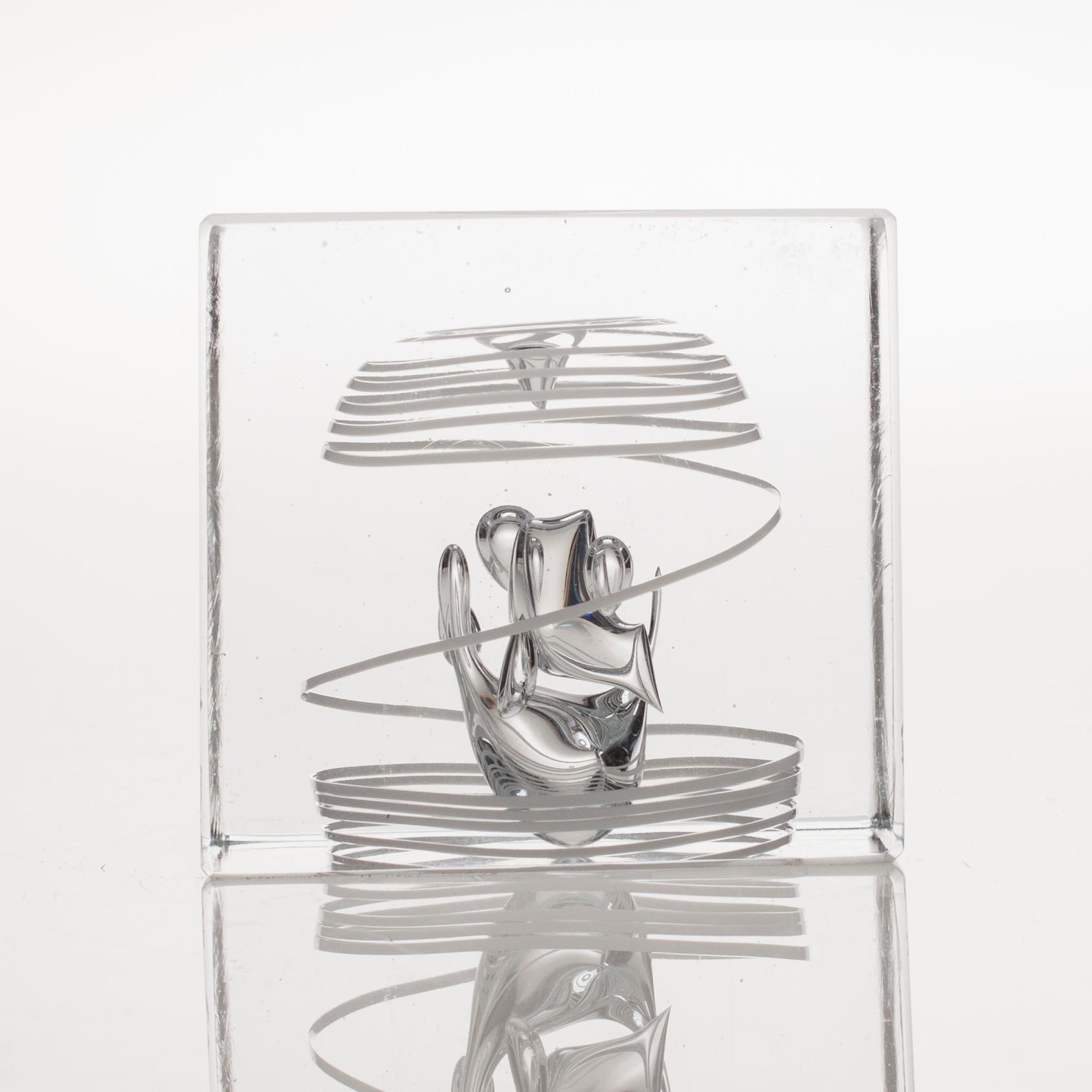 ÅRSKUB, glas, signerad Oiva Toikka, Nuutajärvi 1987, 568/2000.