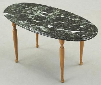 A Josef Frank marble and mahogany table, Svenskt Tenn.