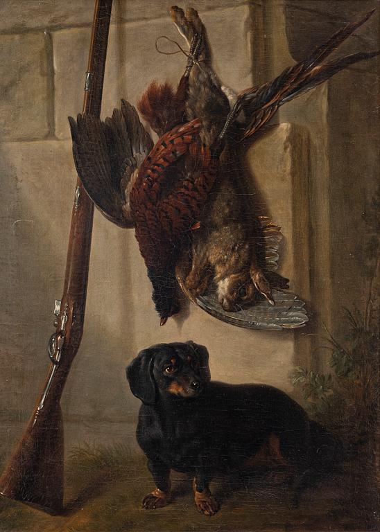 Jean-Baptiste Oudry, efter, "Taxen Pehr med jaktbyte".
