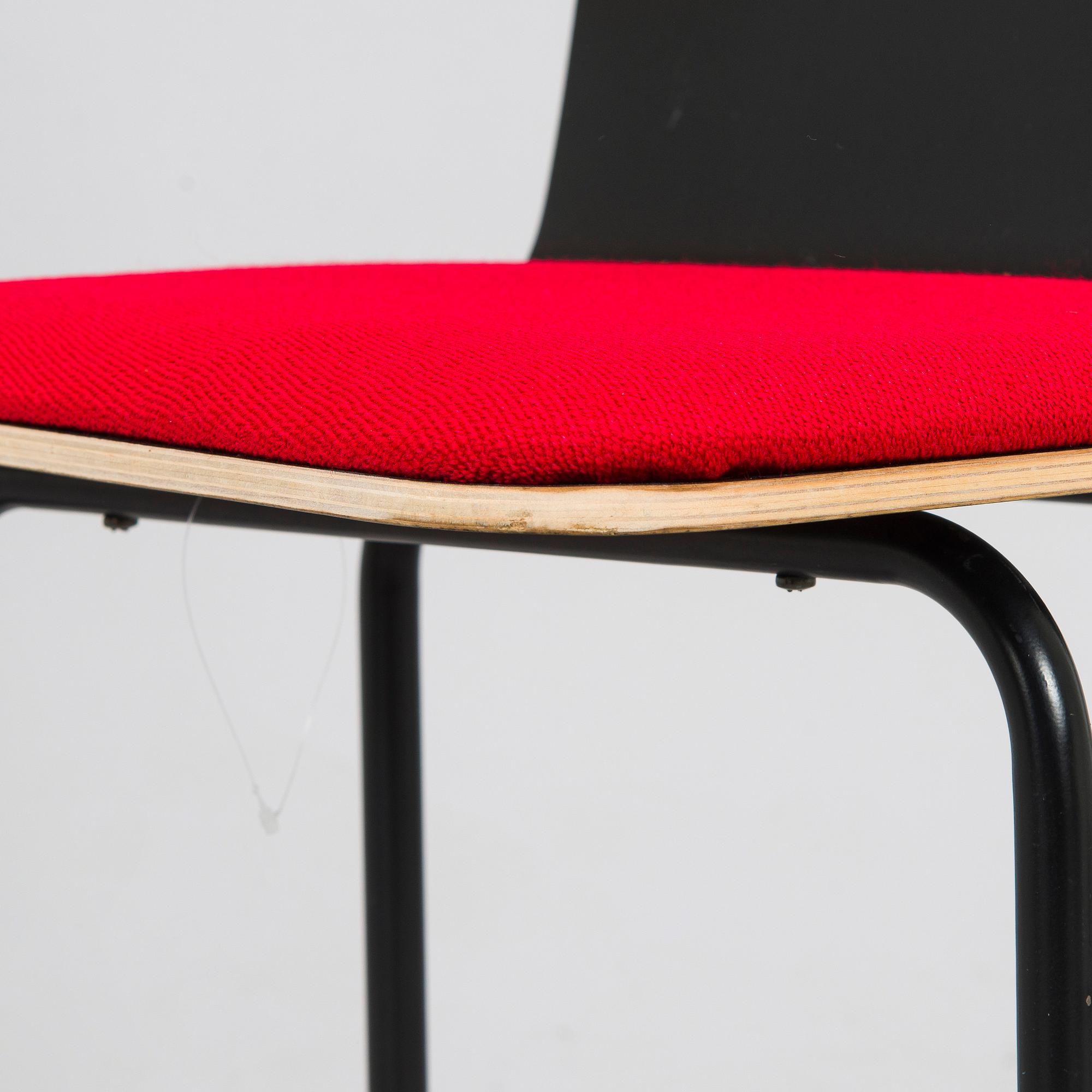 Yrjö Kukkapuro, tuoli, "Vino", Avarte 1980-luku, signeerattu Yrjö Kukkapuro -83.