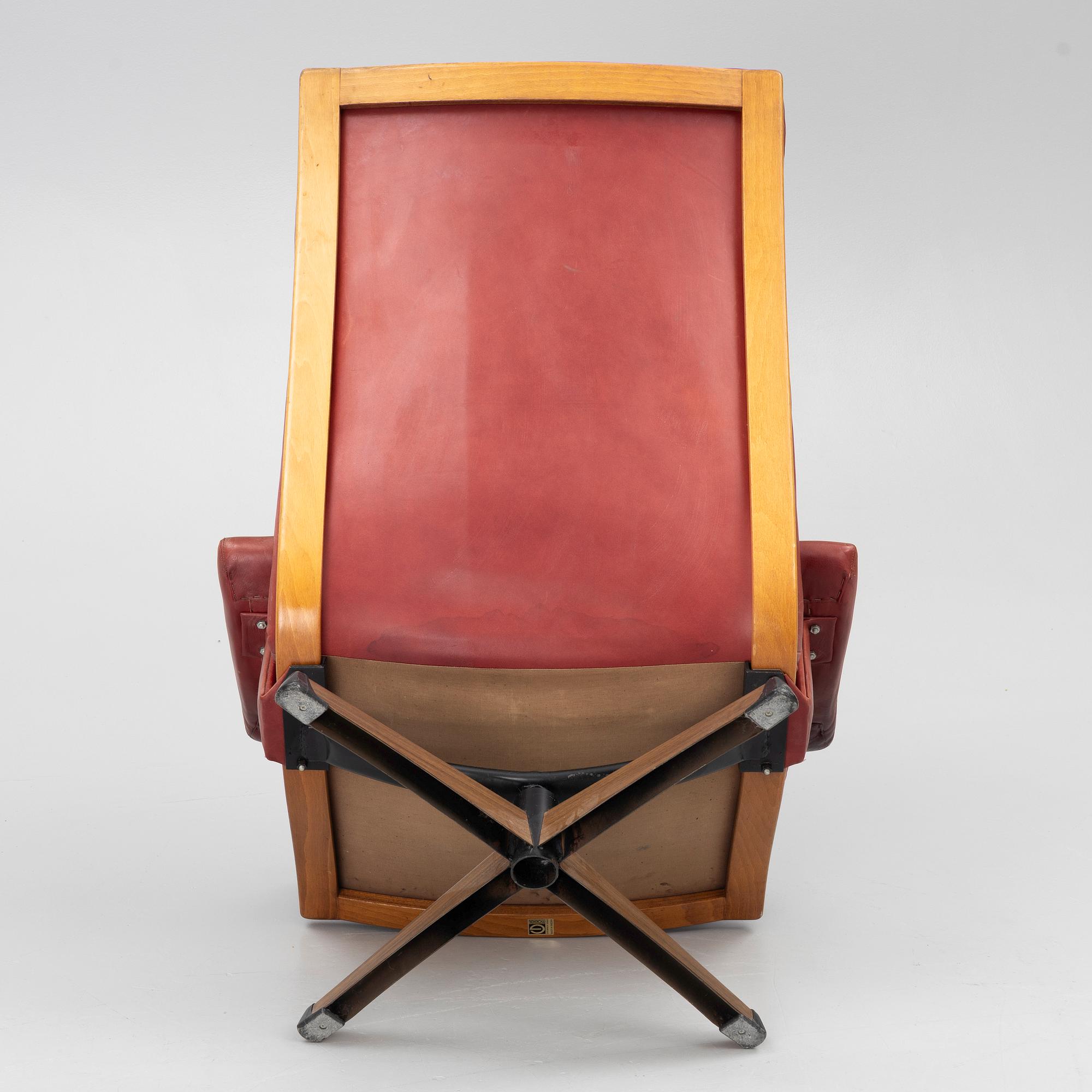 Armchair, "Dolphin", Göte Möbler, Gnosjö, second half of the 20th century.