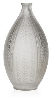 661. A René Lalique 'Acacia' glass vase, France 1921-25.