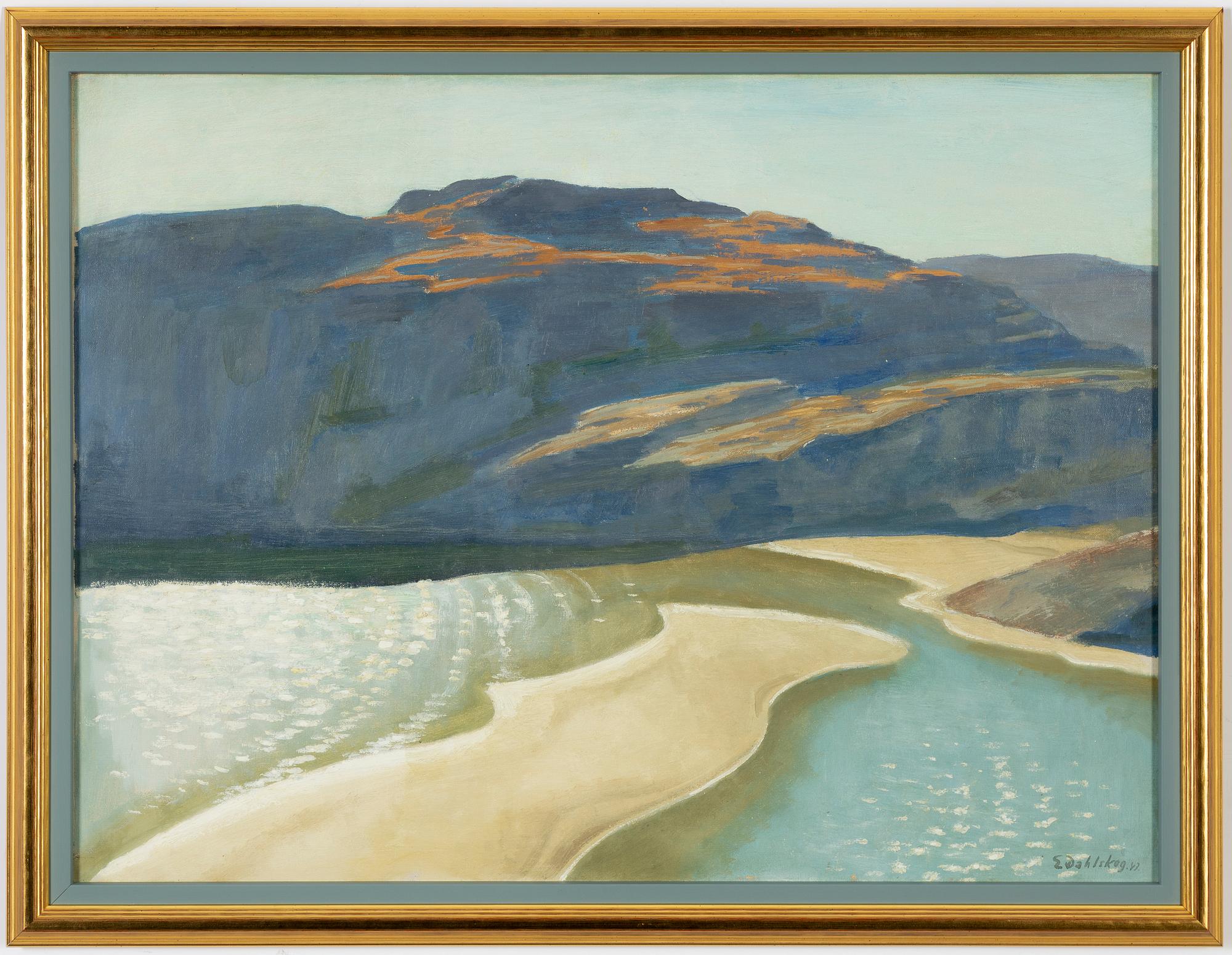 Ewald Dahlskog, oil on canvas, signed.