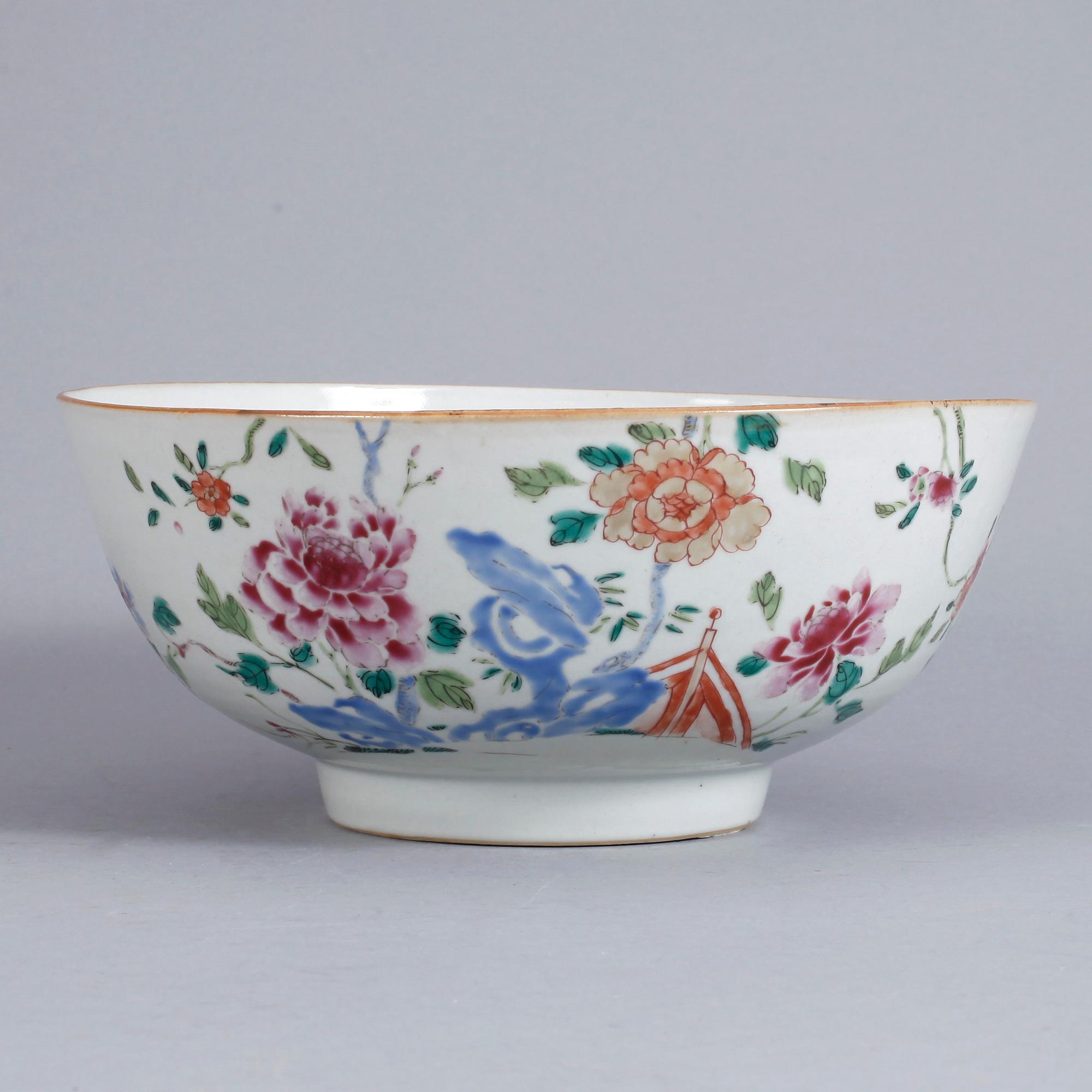 SKÅL, porslin, Qianlong, Kina 1700-tal.