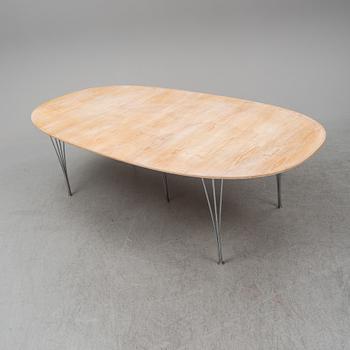 BRUNO MATHSSON & PIET HEIN, a 'Superellips' dining table, Fritz Hansen, Denmark, 1994.