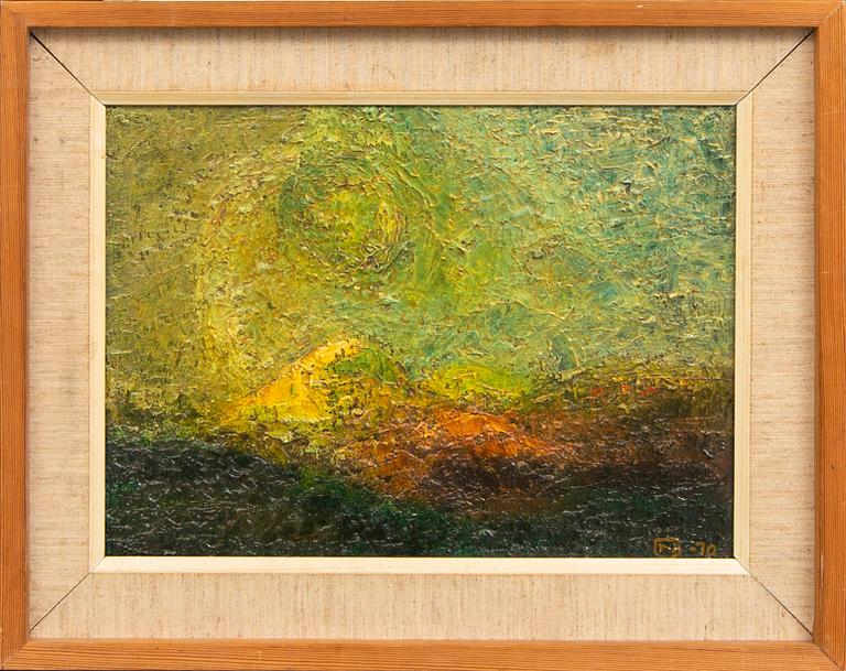 Gerd Nordenskjöld, oil on canvas signed and dated 70.