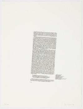 Dan Wolgers, litografi, 1998, signerad 53/290.