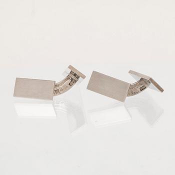 Wiwen Nilsson, a pair of cufflinks, silver, Lund 1953.