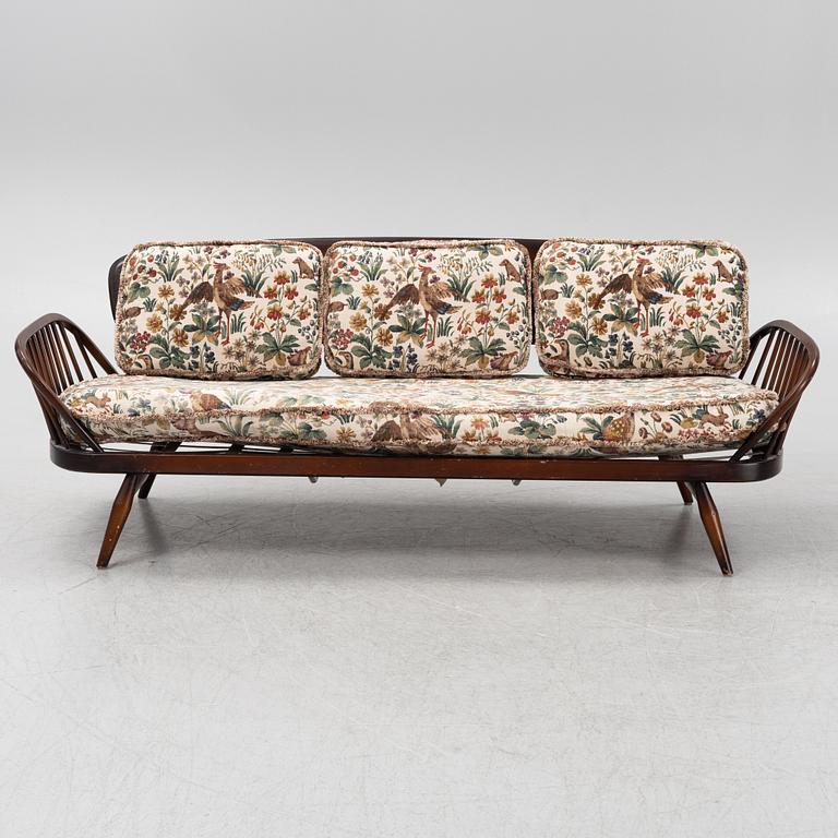 Lucian ERcolani, a daybed and an armchair, different models, Ercol, England, 1960's/70's.