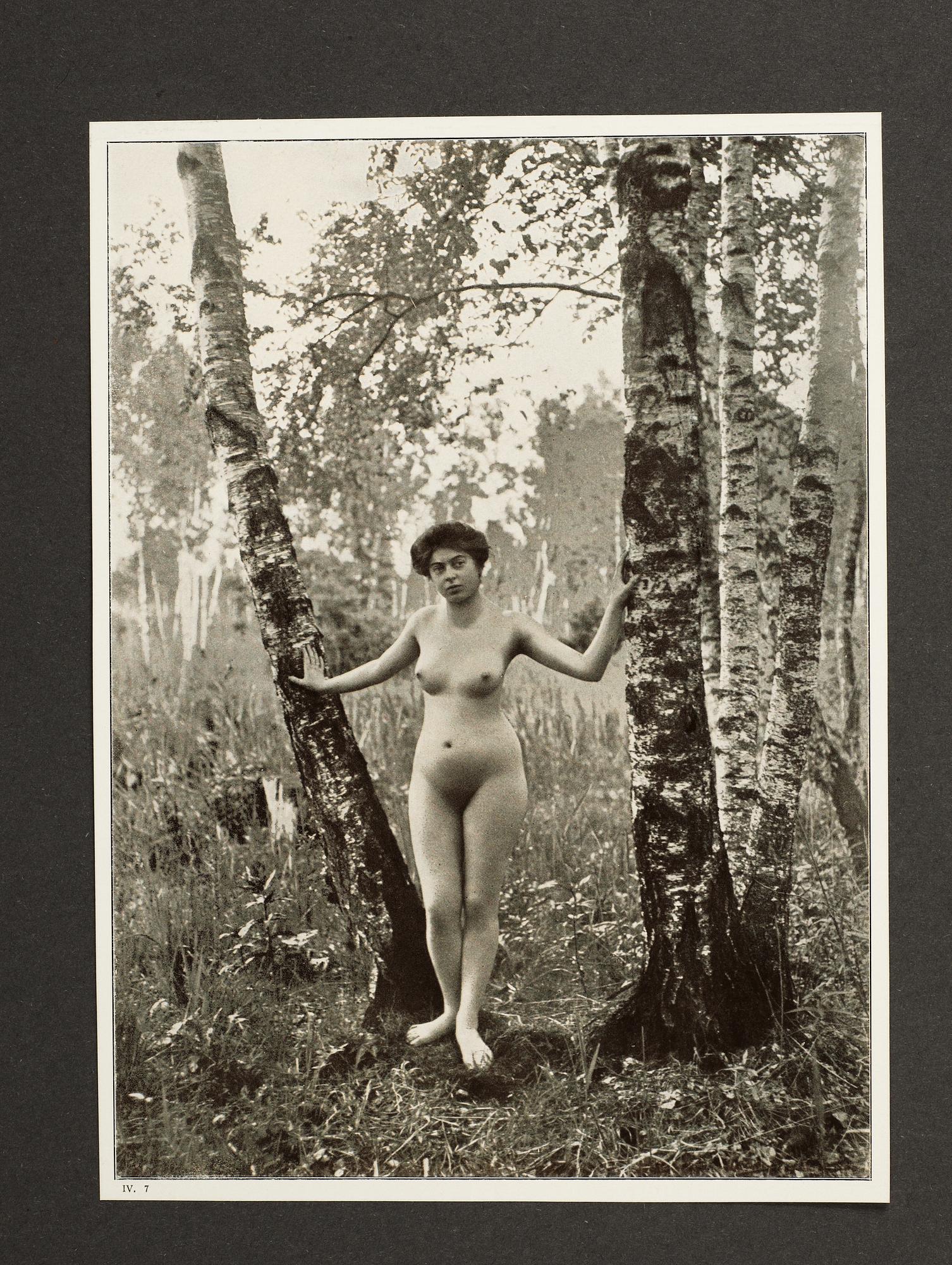 MAPP MED 19 st BILDER, "Eva im Paradies", Tyskland, 1910-tal.