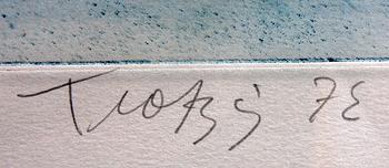 ULF TROTZIG, färgetsning, sign o dat -78.