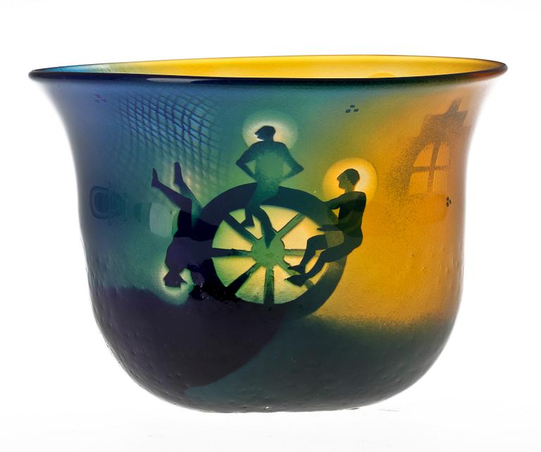 SKÅL, glas Bertil Vallien Kosta Boda.