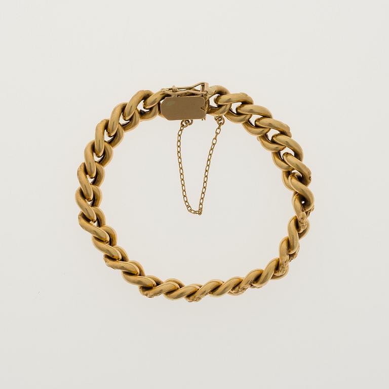 ARMBAND, 18K guld.