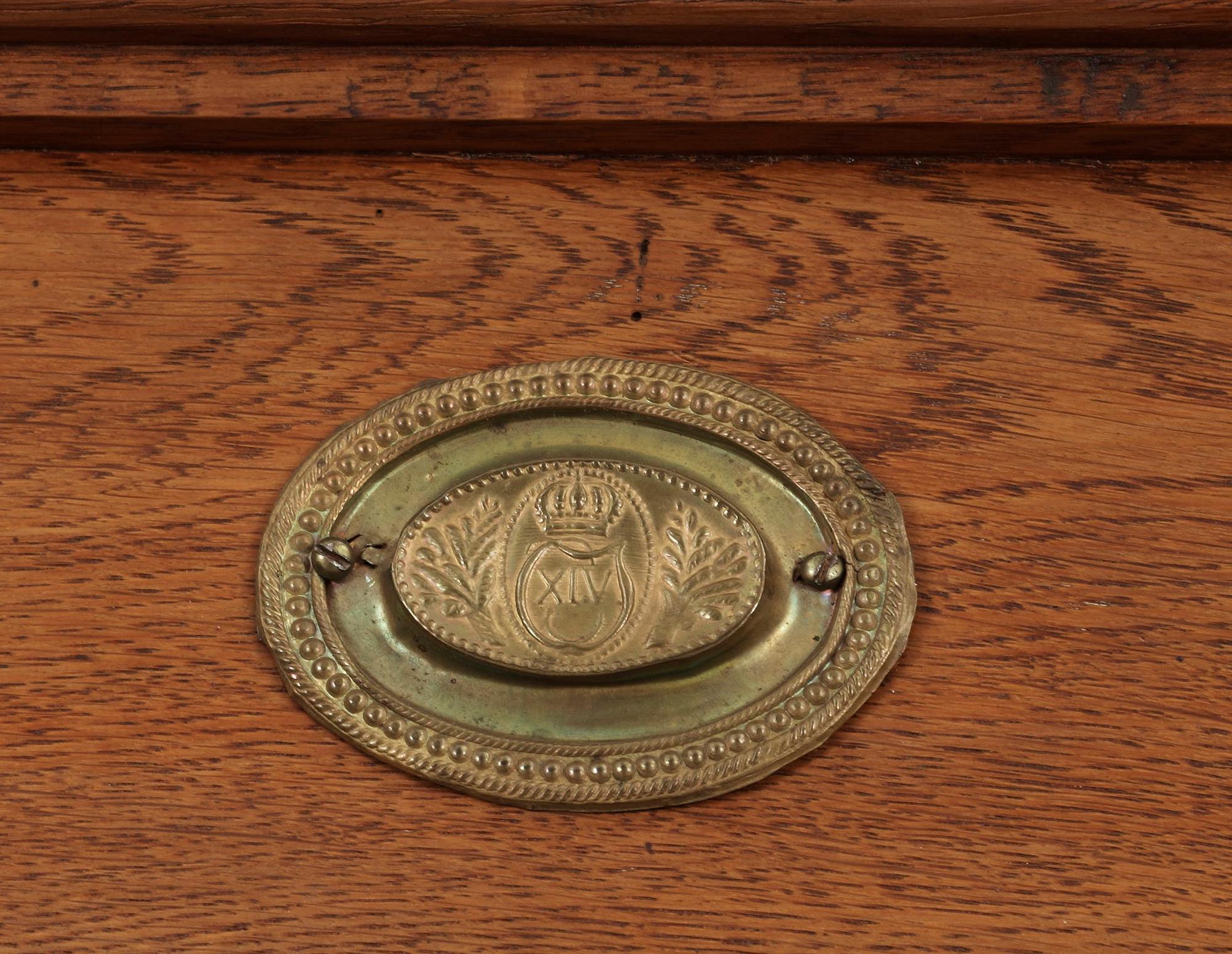 SKRIVSKÅP, senbarock, Småland, 1700-tal.