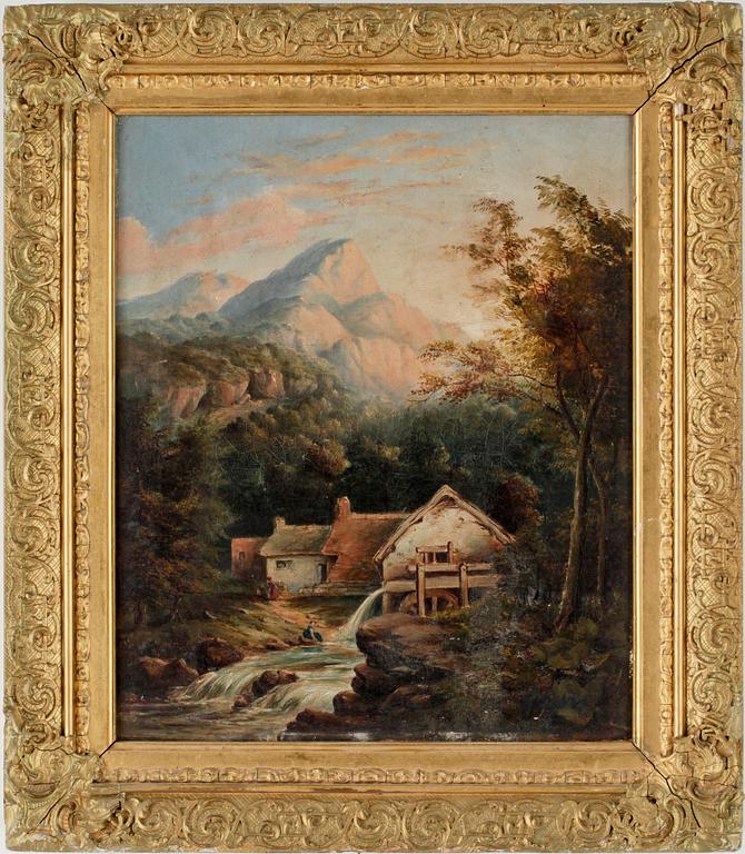 OKÄND KONSTNÄR, märkt HS Phillips a tergo, England 1800-tal.